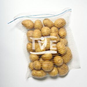 Sacs filets tricotés individuels à tirette de fermeture